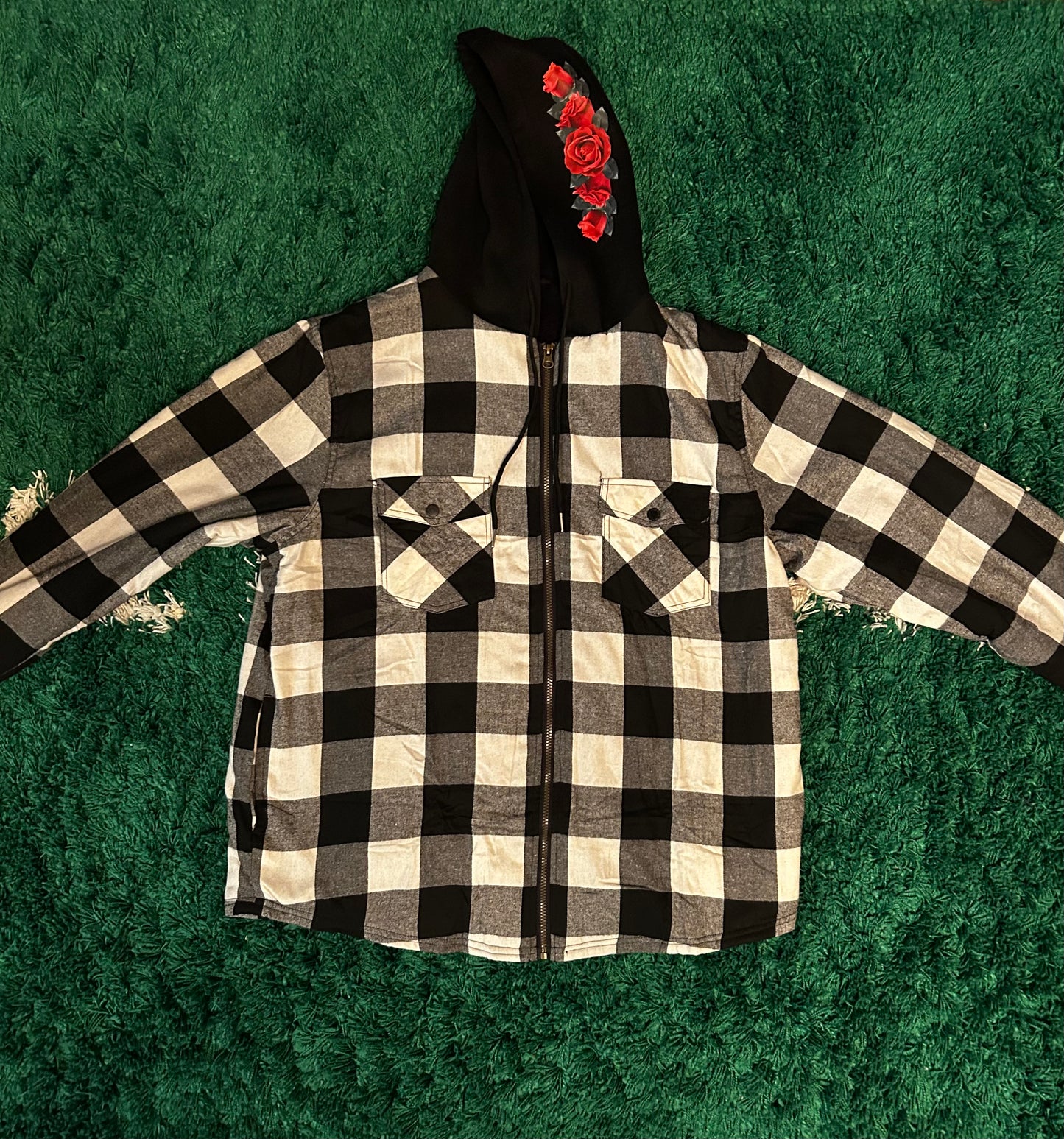 Forever Rose Flannel Jacket