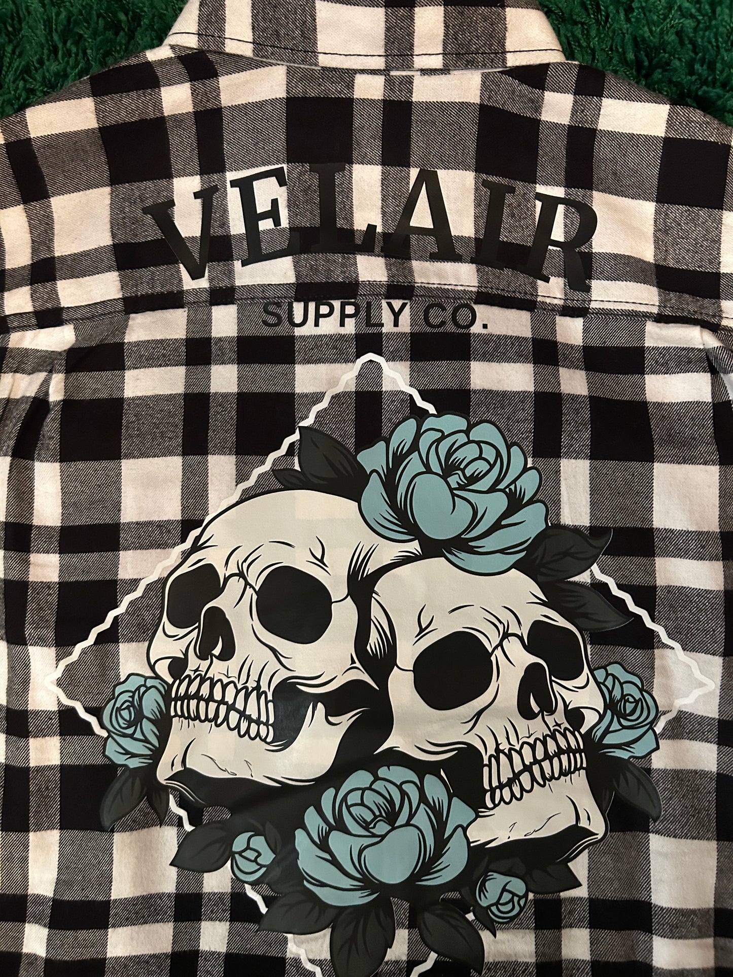 Mint & Roses Flannel