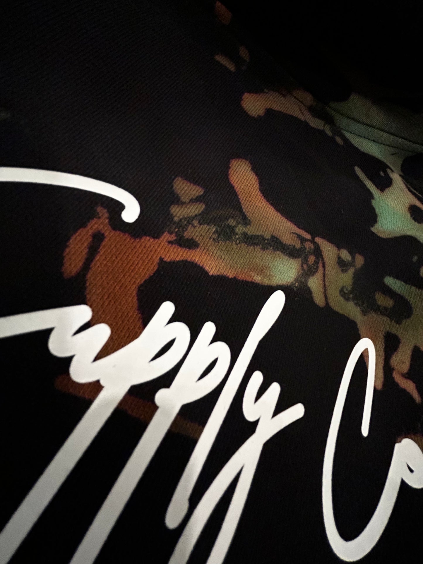 Verdigris Burst Heavyweight Large Hoodies - VSC x GD 005