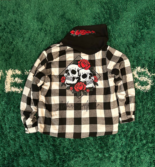 Forever Rose Flannel Jacket