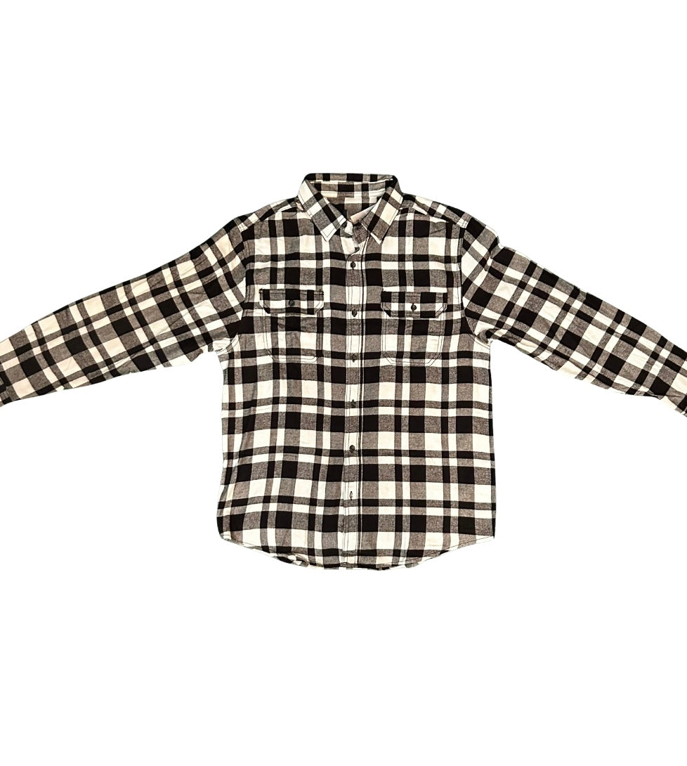 Money Talks - Stone/Charcoal Check