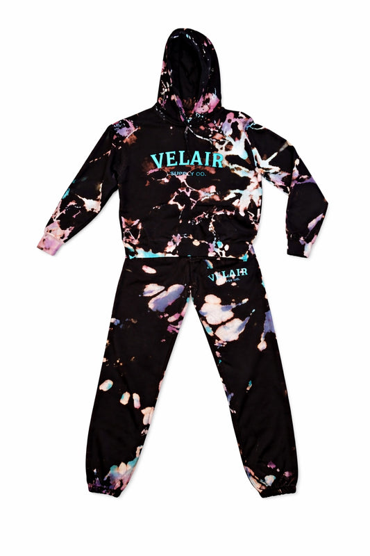 Black Aurora Full Sweatsuit - VSC x GD