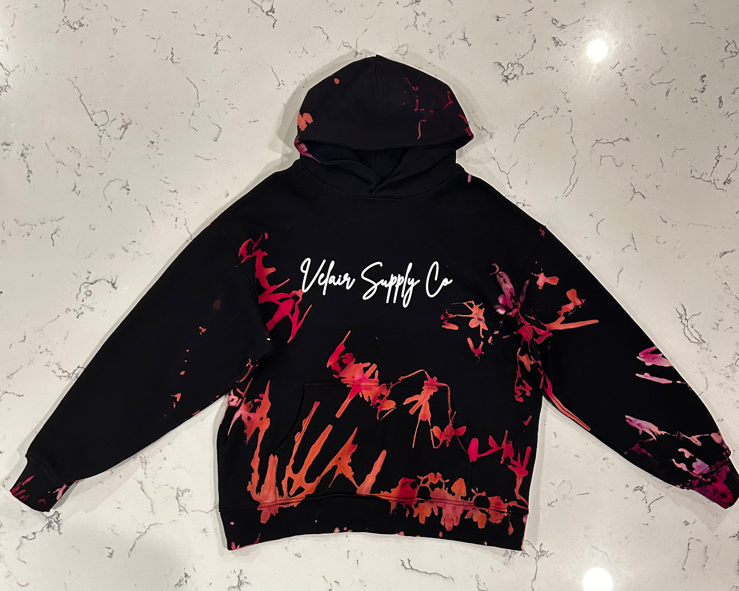 Electric Fade Heavyweight Large Hoodie - VSC x GD 008