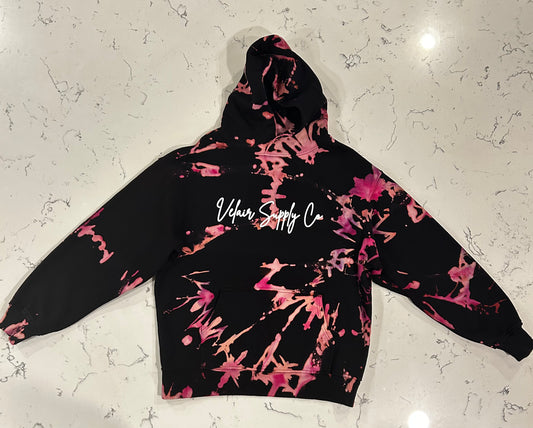 Neon Pulse Heavyweight Large Hoodie - VSC x GD 009