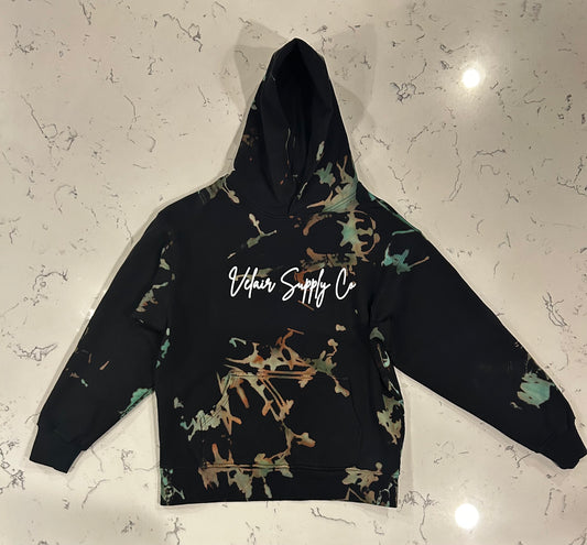 Verdigris Burst Heavyweight Large Hoodies - VSC x GD 005