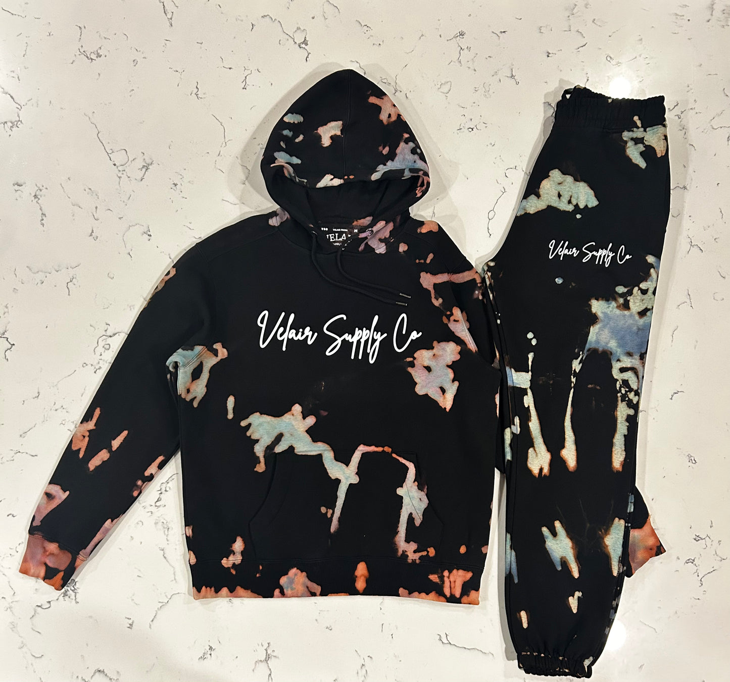 Blue Copper Fade Full Sweatsuit- VSC x GD