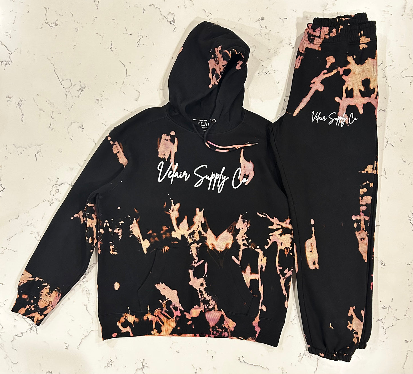 Black Rose Ember Full Sweatsuit - VSC x GD