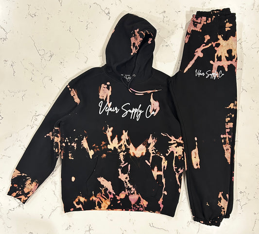 Black Rose Ember Full Sweatsuit - VSC x GD