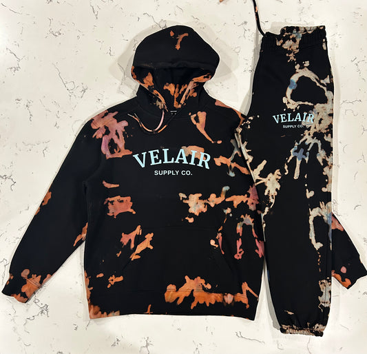Black Ember Fade Full Sweatsuit- VSC x GD