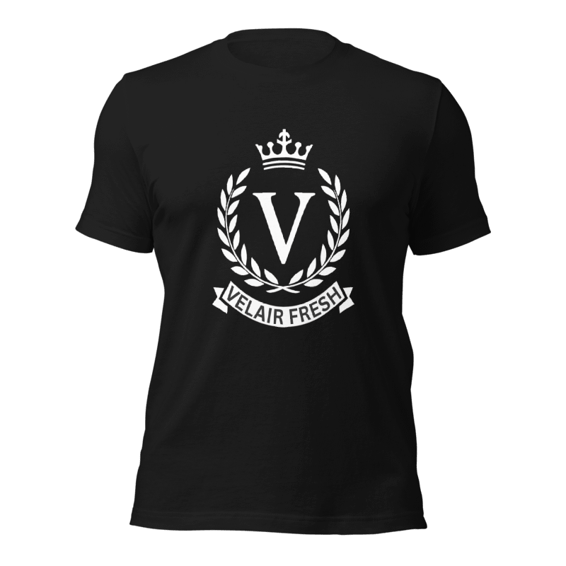 Velair Fresh Crest Tee Black