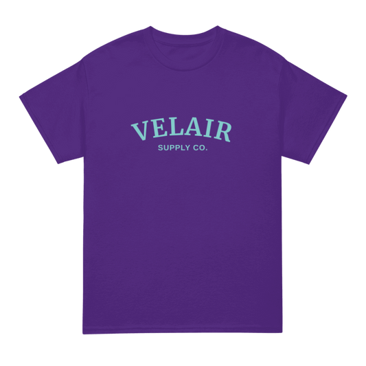 Velair Oversized classic Purple & Ice Blue Tee