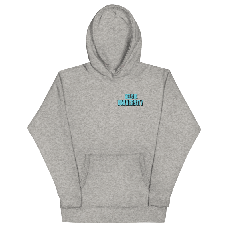 Velair University Hoodie Heather Grey