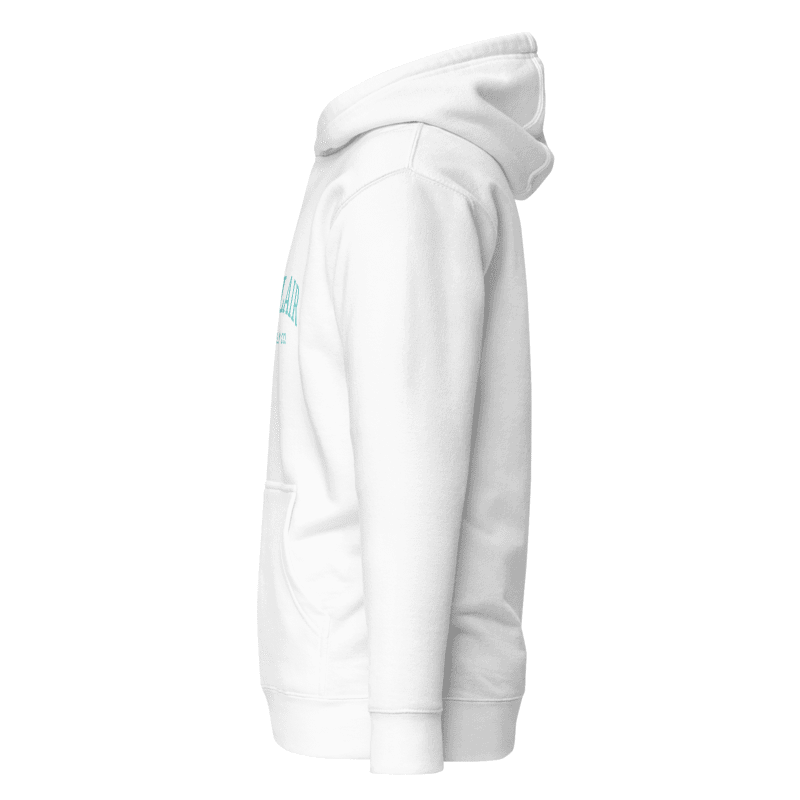 Velair White Blue Ice Core Hoodie